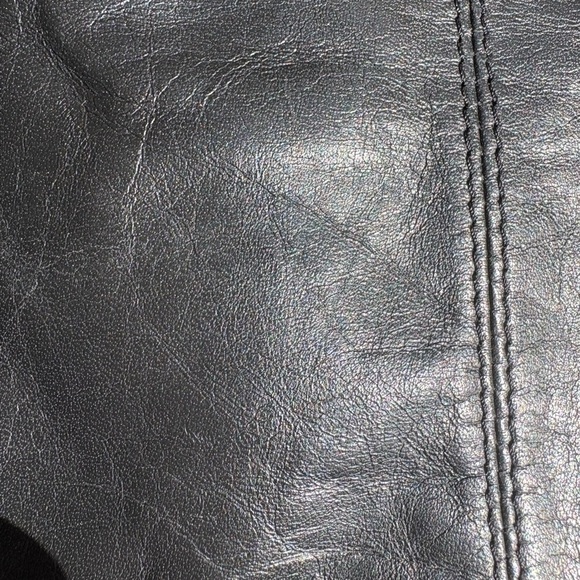 Chic Black Leather Clutch - Picture 10 of 10